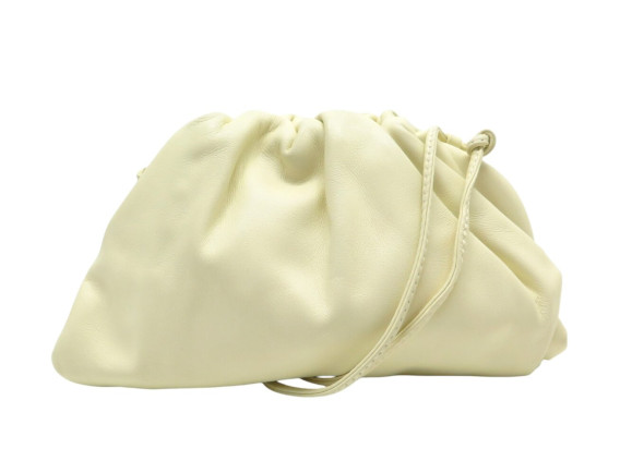  sac a main bottega veneta mini pouch cuir jaune