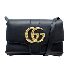  sac a main gucci arli small 550129 en cuir noir