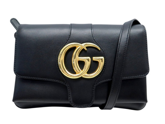 sac a main gucci arli small 550129 en cuir noir