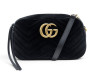 sac a main gucci marmont small 447632 en velours noir