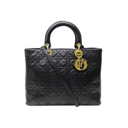 sac a main christian dior lady large bandouliere en