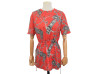 robe tunique hermes imprime mors m 40 en coton rouge