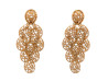 boucles d'oreilles pomellato arabesques en or rose 18k