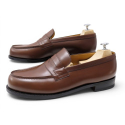  chaussures jm weston mocassins 180 cuir marron