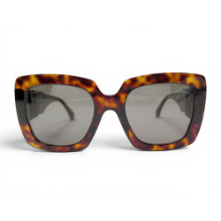 lunettes de soleil chanel logo cc 5474 marron ecailles