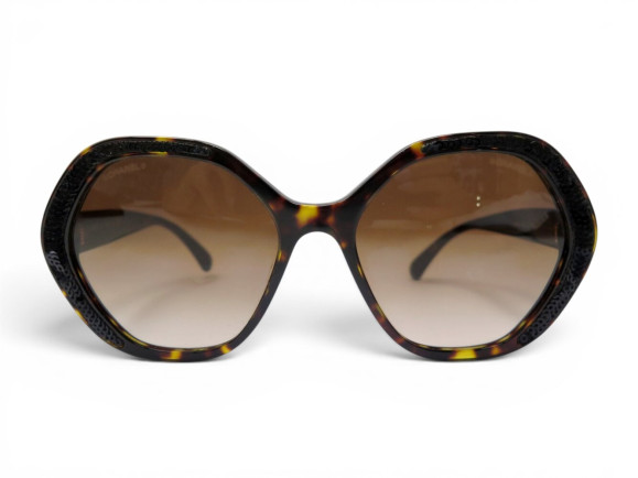 lunettes de soleil chanel rondes sequins logo cc 5451