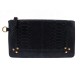 NEUF POCHETTE JEROME DREYFUSS POPOCHE S EN PYTHON NOIR BLACK POCKET CLUTCH 225 