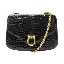  sac a main gucci rabat en cuir de crocodile