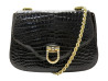 sac a main gucci rabat en cuir de crocodile