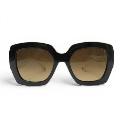  lunettes de soleil chanel carrees logo cc blanche