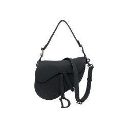  sac a main dior saddle so black medium cuir noir