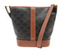 sac a main celine seau pm 191442 en toile triomphe et