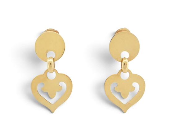 boucles d'oreilles o.j. perrin legendes or jaune 18k