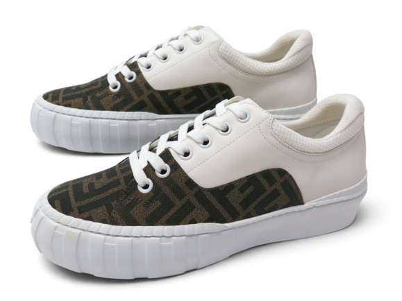 chaussures fendi baskets force 7e1415 zucca logo