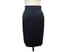  jupe chanel crayon 28478 en laine bleu marine