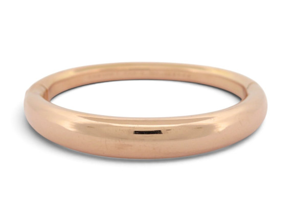 bracelet chaumet jonc en or rose 18k 43.7gr taille