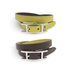 bracelet hermes behapi double tour reversible t xs