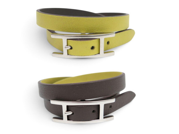 bracelet hermes behapi double tour reversible t xs