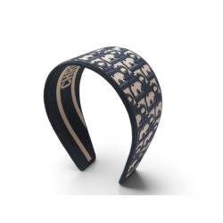  serre tete christian dior band en toile oblique