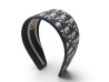 serre tete christian dior band en toile oblique