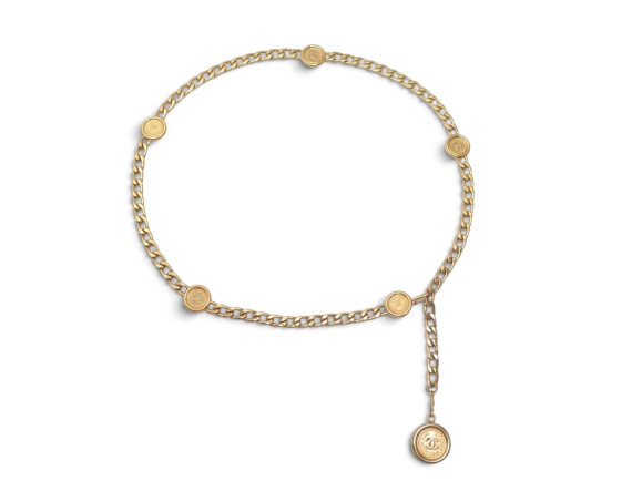 ceinture collier chanel sautoir medaillon