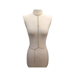  collier ceinture chanel sautoir chaine de corps