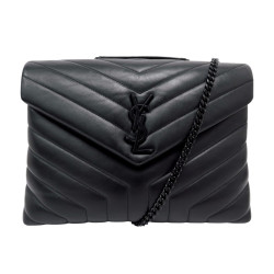 sac a main saint laurent loulou medium 574946 so black