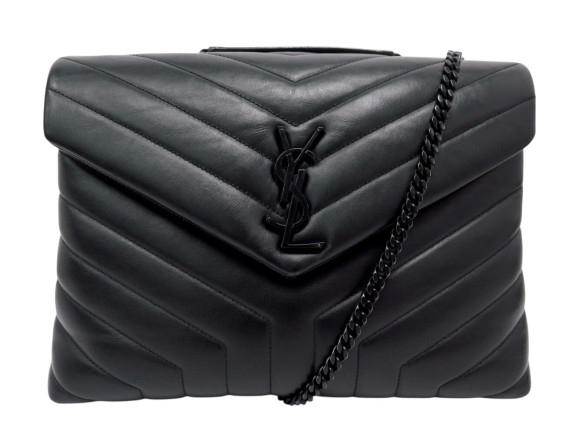 sac a main saint laurent loulou medium 574946 so black