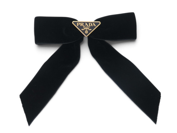  pince a cheveux prada 1if154 noeud en velours