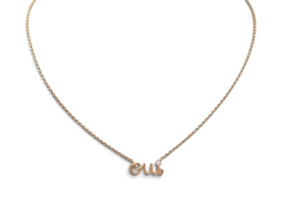  collier dior dioramour joui95035 or rose 18k
