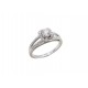 BAGUE MAUBOUSSIN CHANCE OF LOVE NUMERO 3 OR BLANC & DIAMANTS 