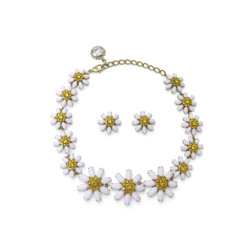  parure collier boucles d'oreilles dolce