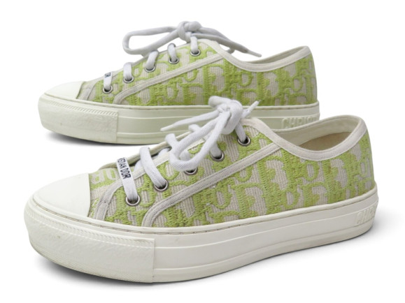 chaussures baskets christian dior walk n dior oblique