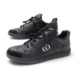 chaussures christian dior baskets d bee 37.5 en cuir