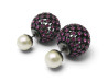 boucles d'oreilles dior tribales perle strass