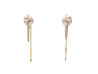 boucles d'oreilles dior tribales metal dore
