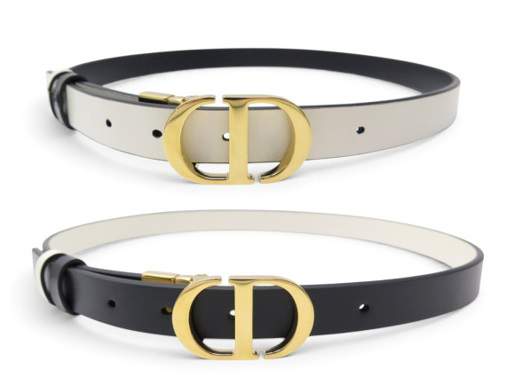 ceinture dior 30 montaigne logo reversible cuir