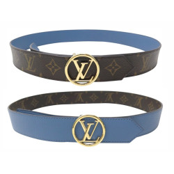  ceinture louis vuitton lv circle reversible toile