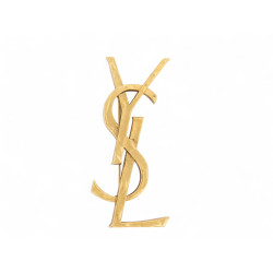  broche saint laurent cassandre metal dore
