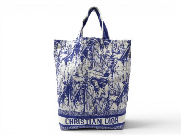 sac a main dior cabas vip cruise 2022 toile bleu