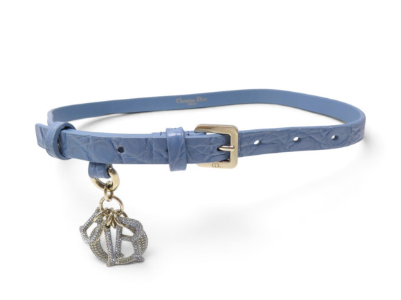 ceinture christian dior charms strass t65 cuir