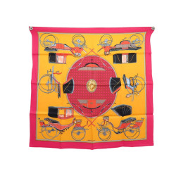  foulard hermes les voitures a transformation