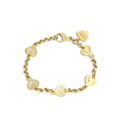 bracelet o.j. perrin legendes coeur le04 17 16cm or