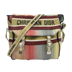 sacoche christian dior diorcamp messenger toile