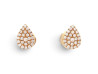  boucles d'oreilles djula grandes poires or rose