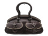 sac a main christian dior detective cuir marron