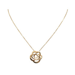 collier chanel fil de camelia j2925 fleur en or jaune