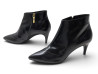 bottines louis vuitton frivolous cuir noir talons 39.5