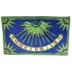 SERVIETTE DE BAIN HERMES CADRAN SOLAIRE COTON BLEU VERT BATH TOWEL COTTON 420€