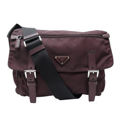 sac a main prada re nylon messenger bordeaux 1bd953